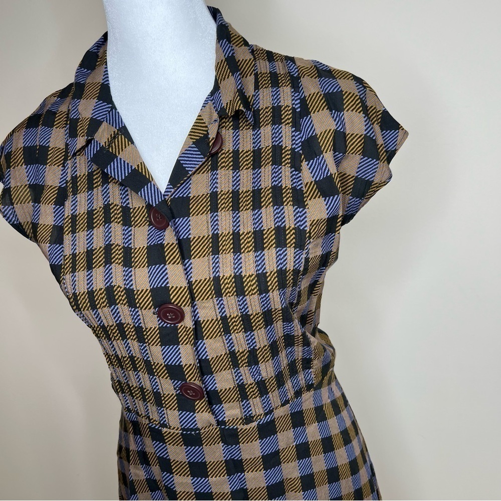 ! Urban Outfitters Nancy Short Sleeve Shirt Dress - Picture 6 of 10